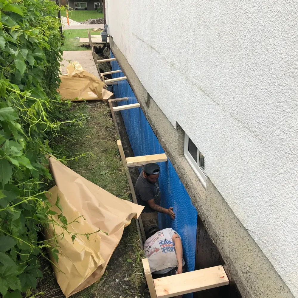 Excavated & Waterproofing of Foundation