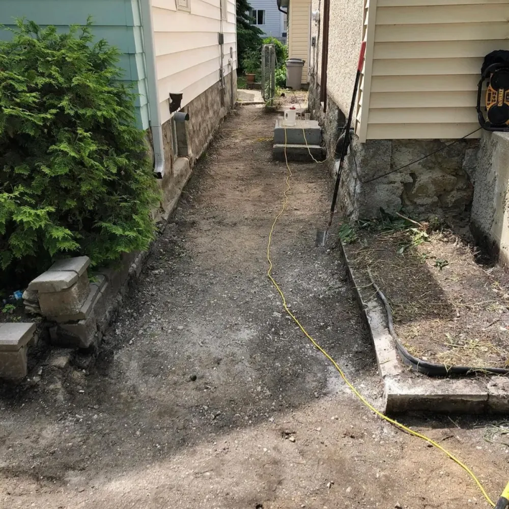 Patio Block Entry Step Remediation Winnipeg