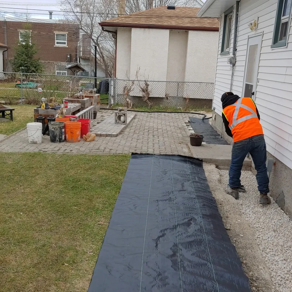 Wall Push Prior to Brace Installation