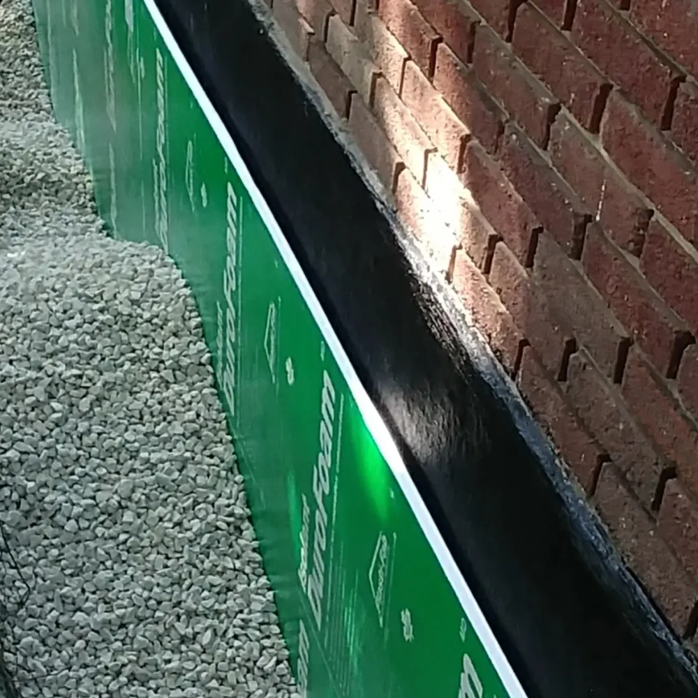 Waterproofing of a Limestone Foundation Winnipeg